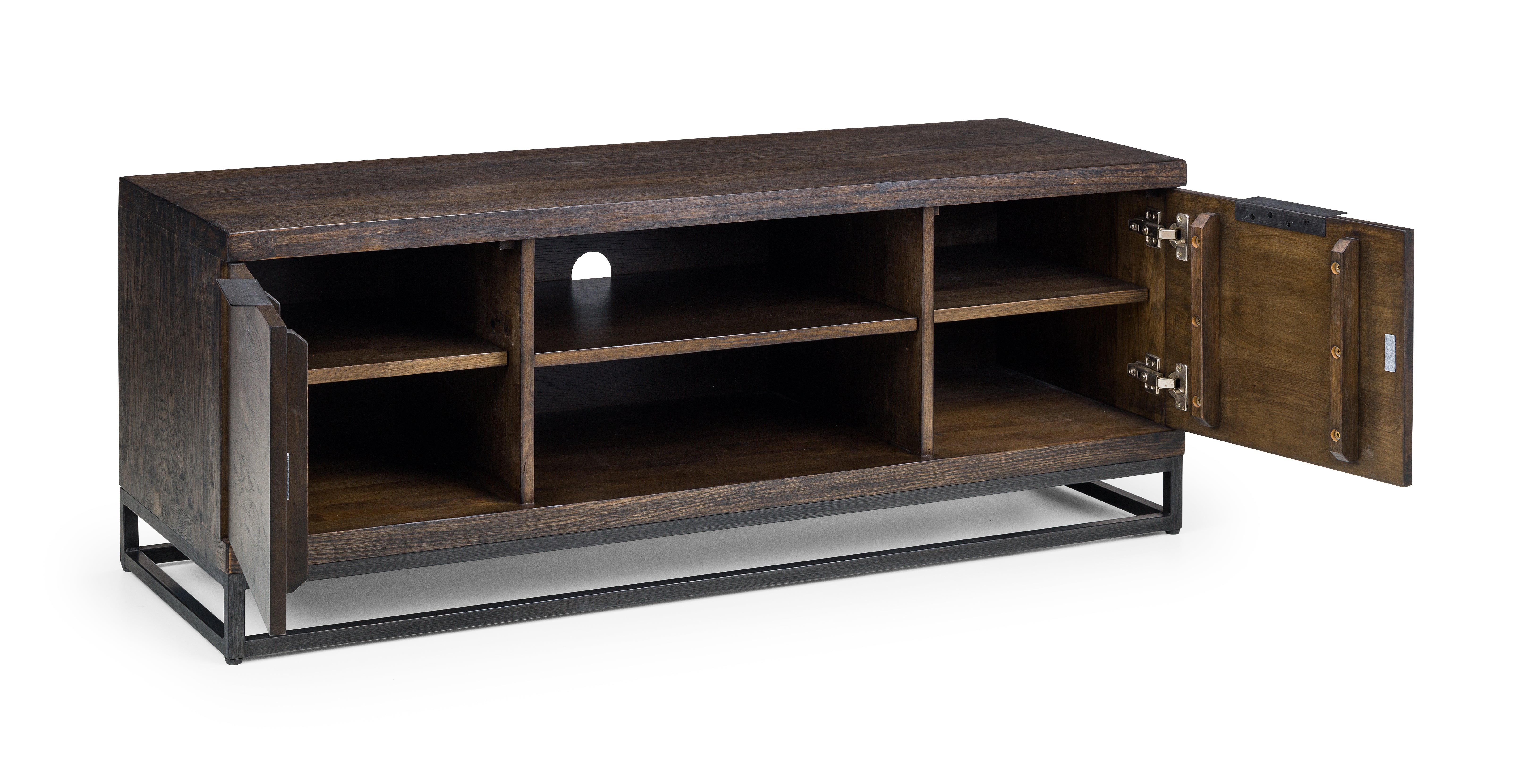 Alberta Dark Oak Wood TV Unit
